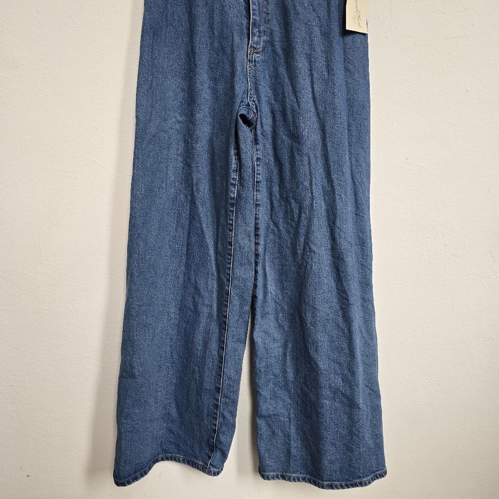 NWT Universal Thread Blue Denim Overall Jumpsuit Size 8 - Picture 6 of 12